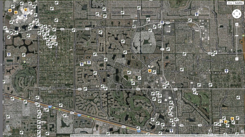 Urbani zakladolov v jugovzhodni Floridi