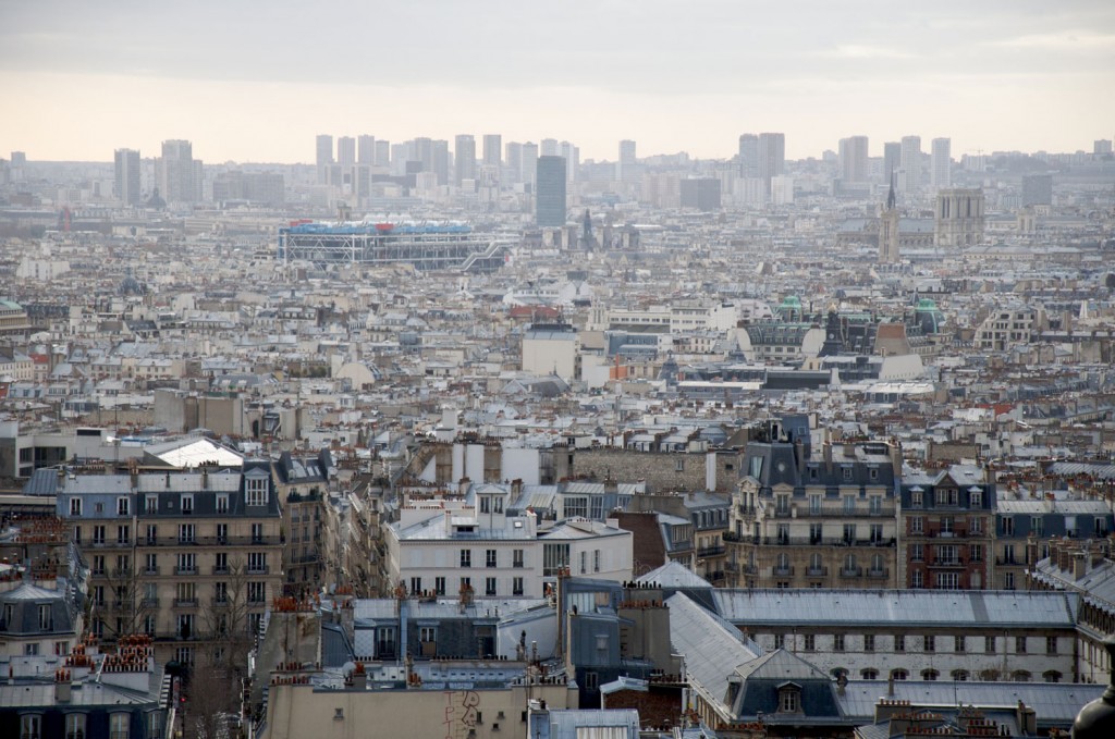 Pariške strehe z Montmartra