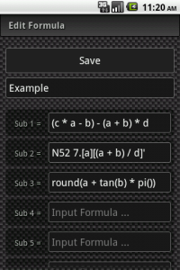 formulas