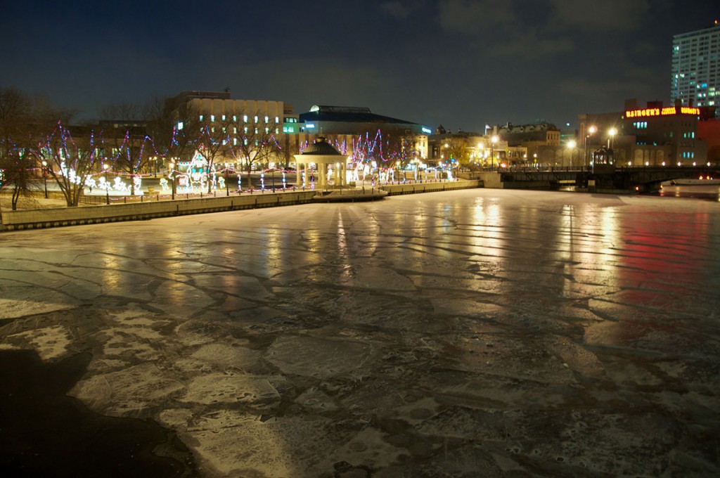 Zamrznjena reka Milwaukee