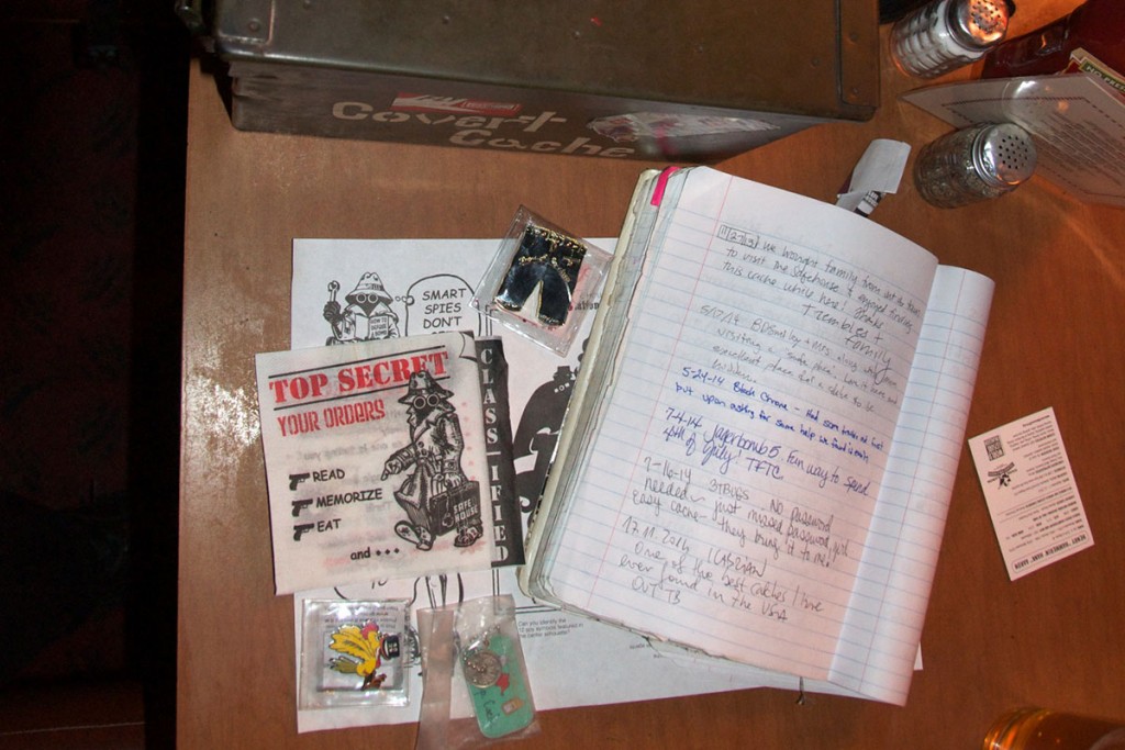 Zaklad Covert cache so obiskali tudi sledljivi sopotniki