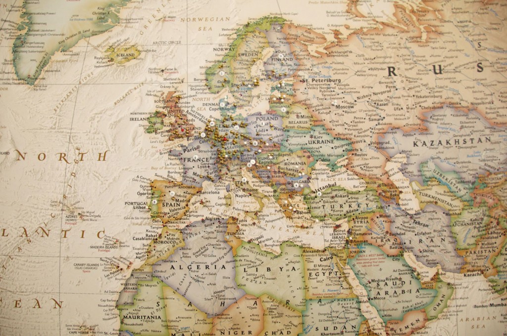 Tudi Slovenija je na zemljevidu