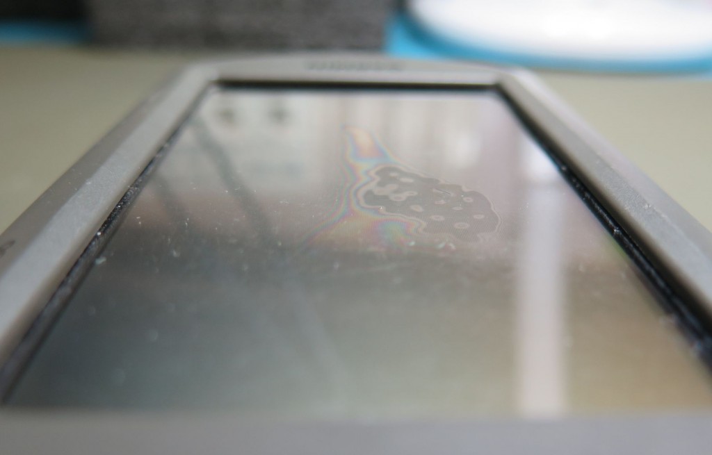 Poškodba uporovnega tipala na Montani 650.