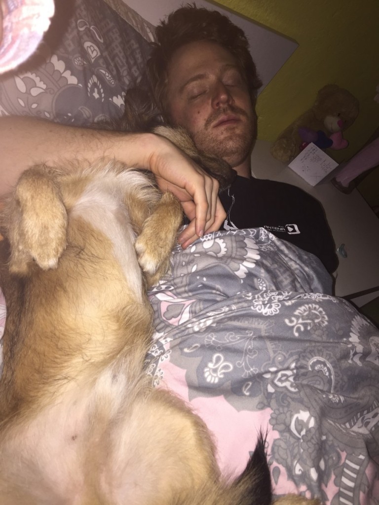 Od utrujenosti sva zaspala