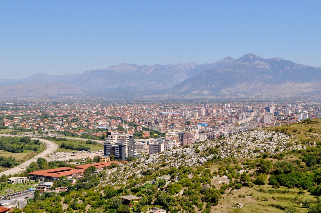 Pogled z gradu na Skadar.