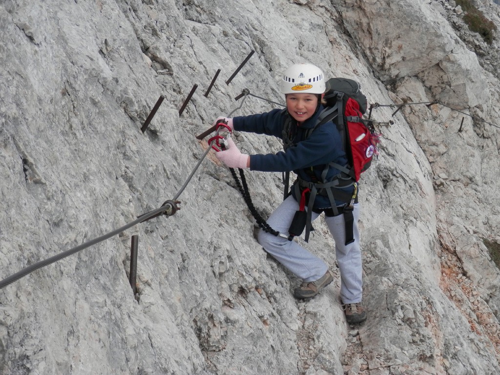 Manca prvič na Triglav