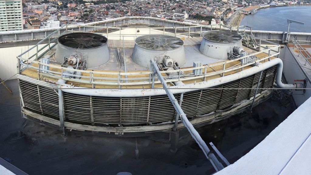 Orjaško klima napravo je bilo treba posneti v panoramskem načinu.