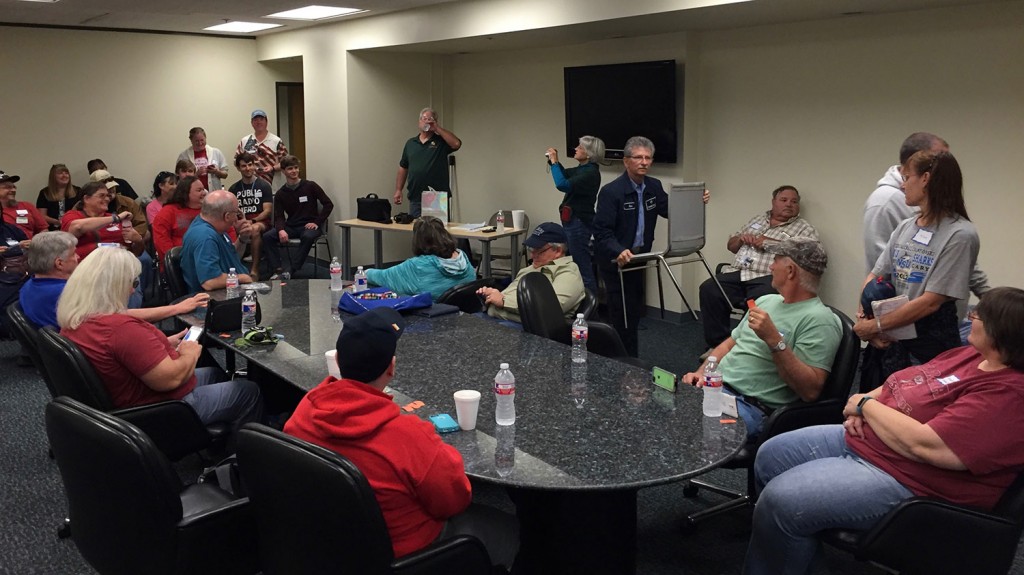 Skupinski zaključek dogodka.