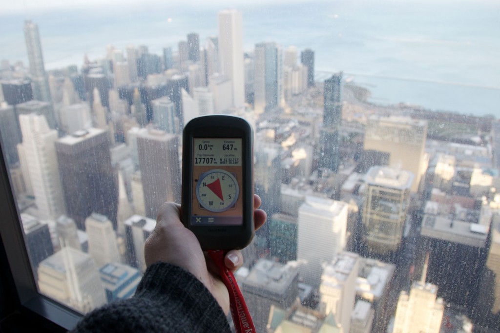 Dokaz najdbe 400 m nad velemestom.