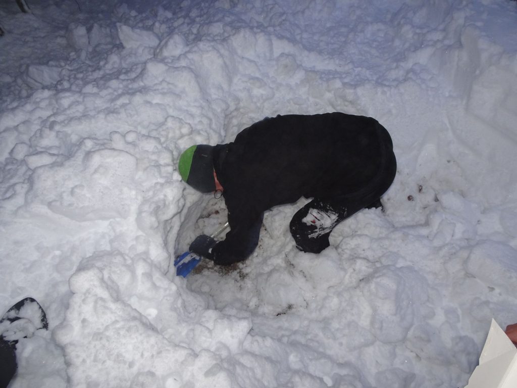 Kopanje napreduje 1m3 na 10 minut